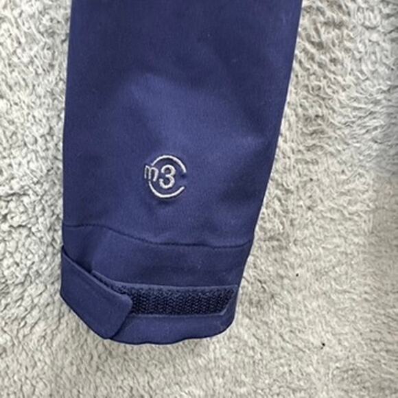 Marmot Men's Large Blue Soft Shell Jacket Full Zip M3 Zip Pockets Outdoors EUC - Picture 6 of 11